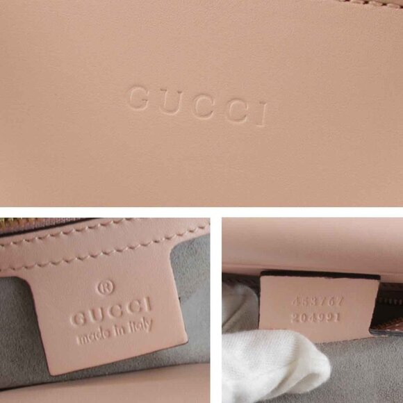 GUCCI Pink Leather Bamboo Bag - Picture 8 of 10